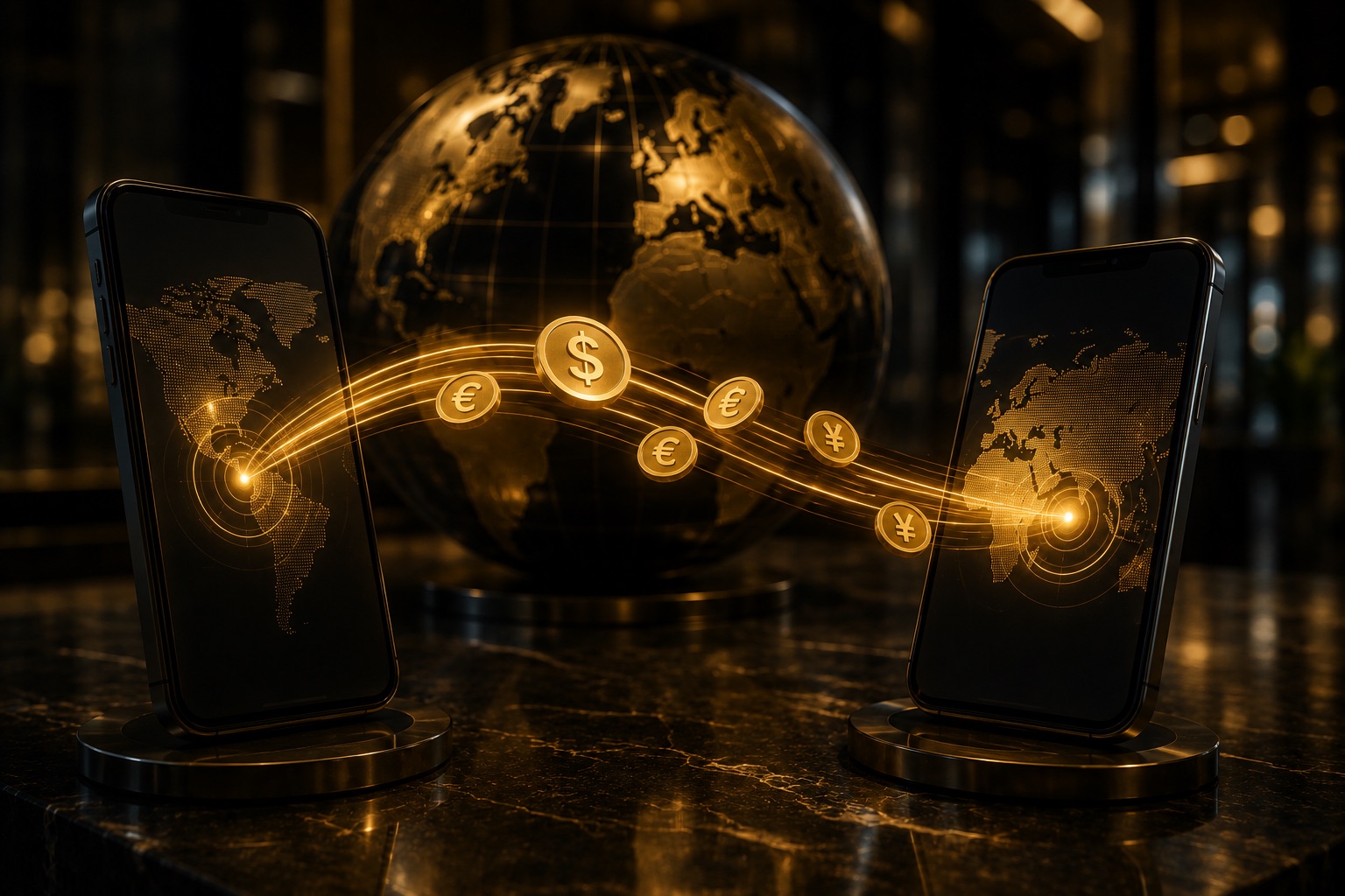 Secure international money transfers connecting the world